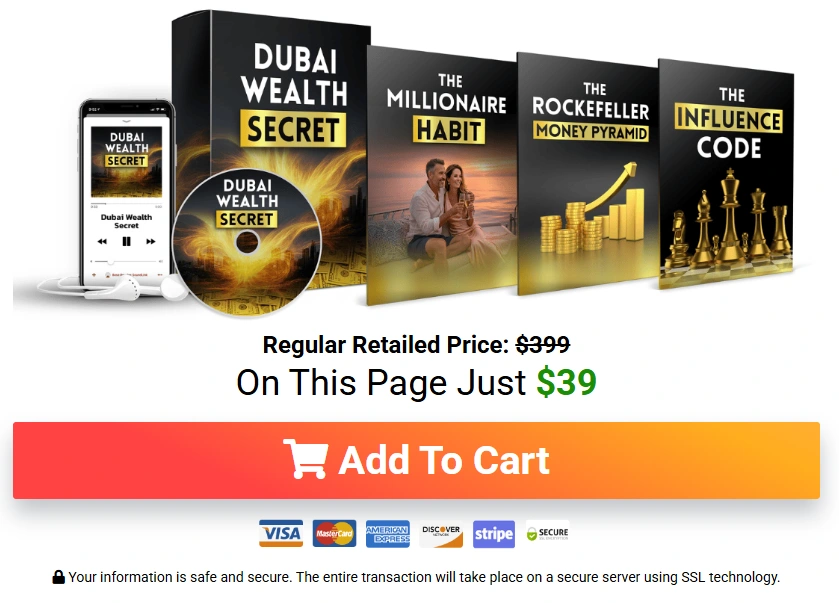 Dubai Wealth Secret pricing